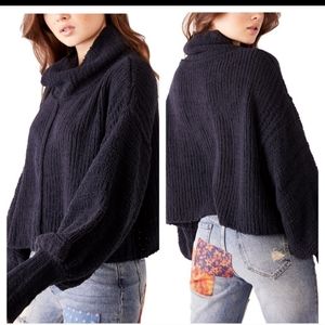 Free People Be Yours cowl neck sweater